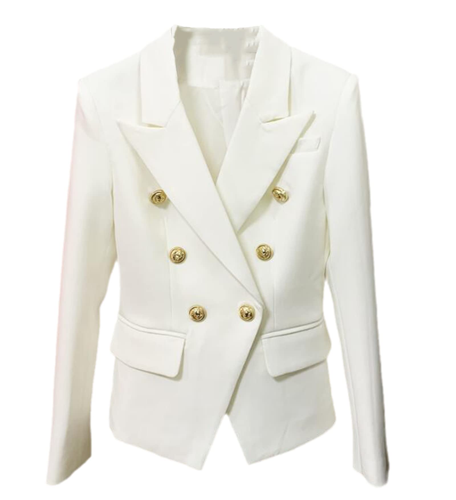 Stylish Women's Slim Fit Double Breasted Blazer Jacket - Plus Size Formal Wear for Office, Business Meetings & Special Occasions