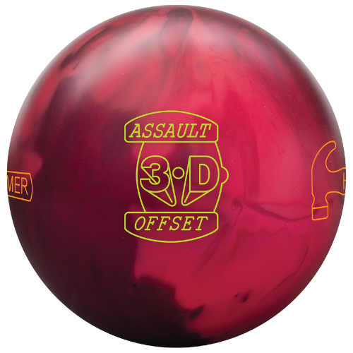 3D Offset Assault Bowling Ball - High Performance Hammer for Strikes & Spares | Perfect for League Play & Competitive Bowlers