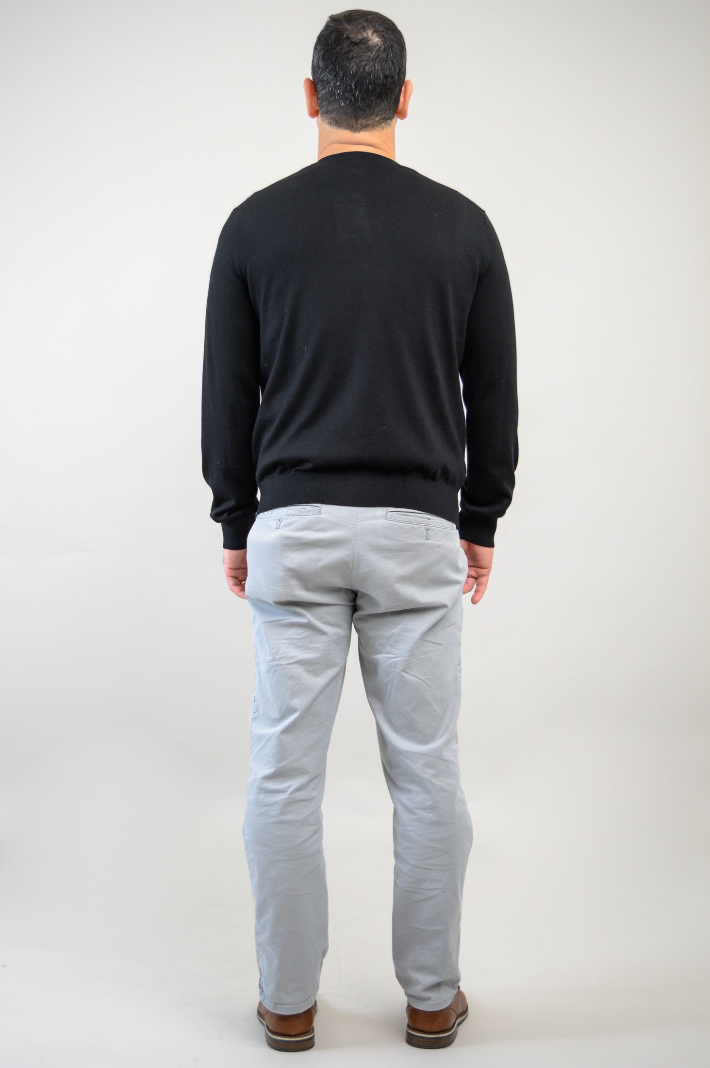 Premium Fraser Sweater for Men & Women - 100% Merino Wool, Soft & Warm Winter Pullover in Black - Perfect for Office, Travel & Outdoor Activities