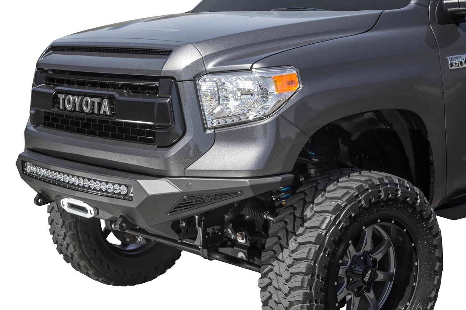 Stealth Fighter Front Bumper F741422860 - High-Performance Car Bumper for Off-Road & Street Racing | Perfect for Jeep Wrangler, Ford F150, Dodge Ram Upgrades