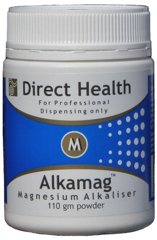 Direct Health Alkamag Magnesium Alkaliser Powder - Premium Magnesium Supplement for pH Balance & Relaxation | Supports Digestion, Sleep & Muscle Recovery - Ideal for Active Lifestyles & Stress Relief