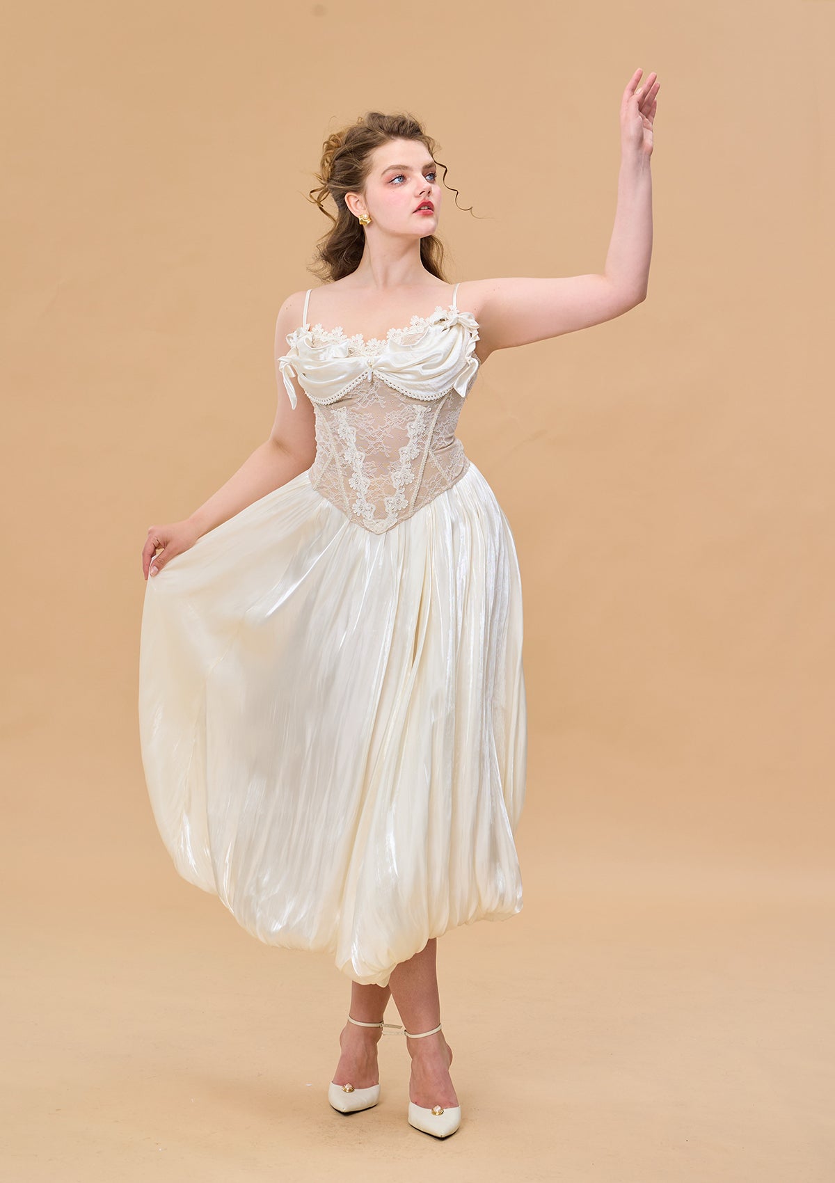 Curve & Plus Size Ribbon of Venus Corset - Waist Trainer for Women, Shapewear for Hourglass Figure - Perfect for Weddings, Parties & Special Occasions