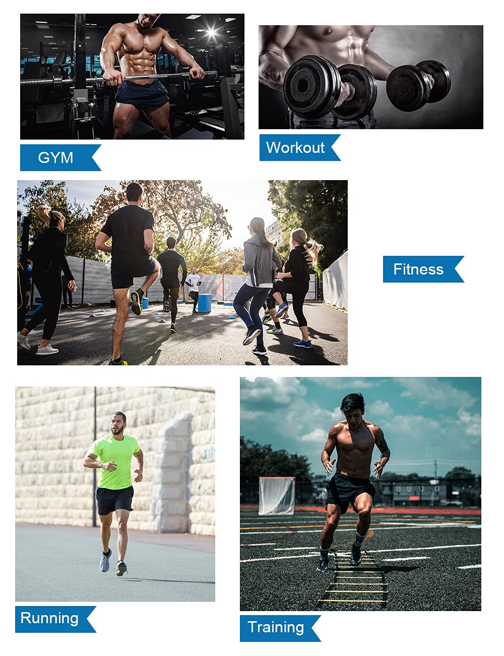 Men's 5 Inch Inseam Athletic Shorts - Lightweight Quick-Dry Gym Workout Running Shorts with Zipper Pockets | Perfect for Training, Jogging & Casual Wear