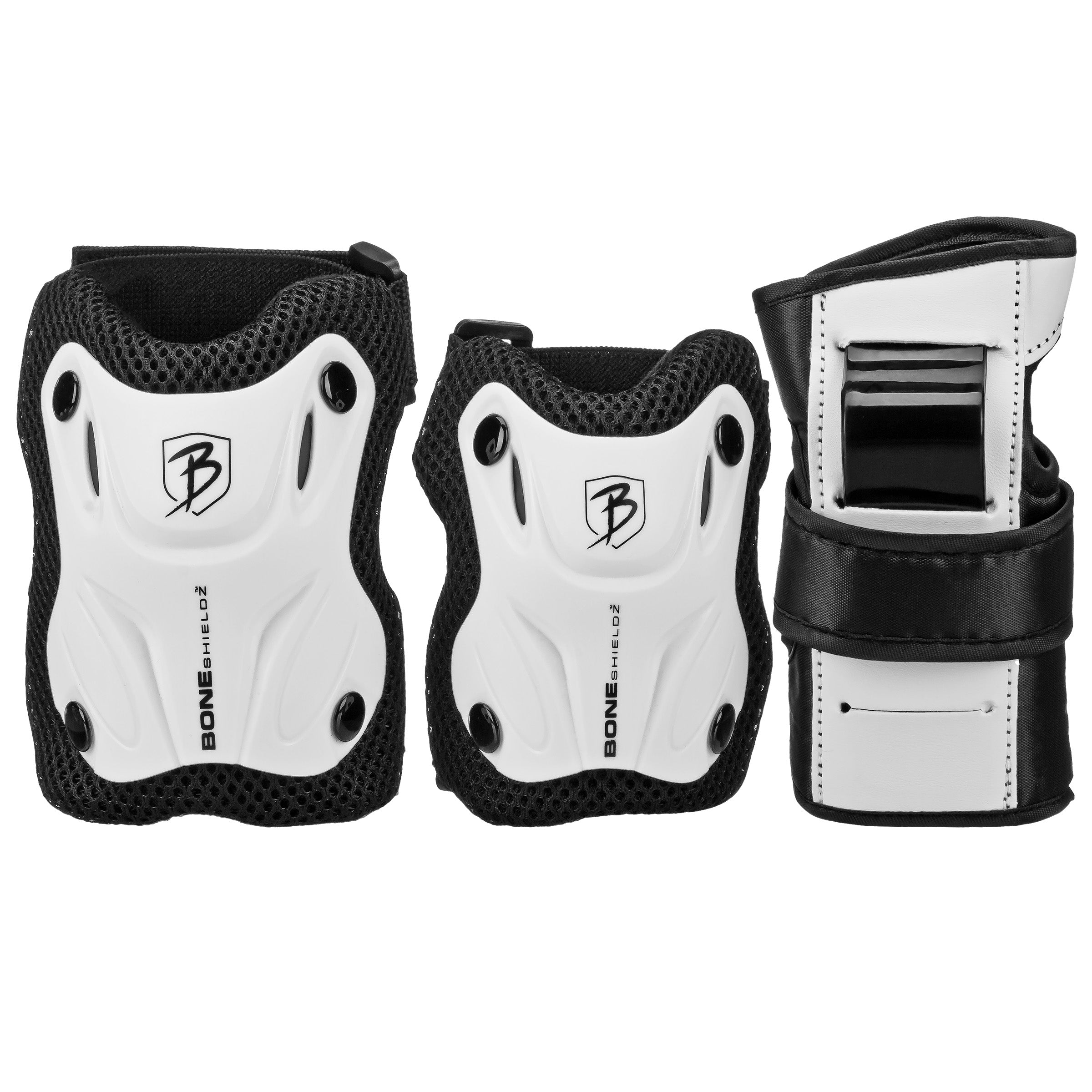 Guard Cruiser 3000 Youth Tri Pack Protective Gear Set - Knee Pads, Elbow Pads & Wrist Guards for Skateboarding, Scooter & Roller Skating Safety
