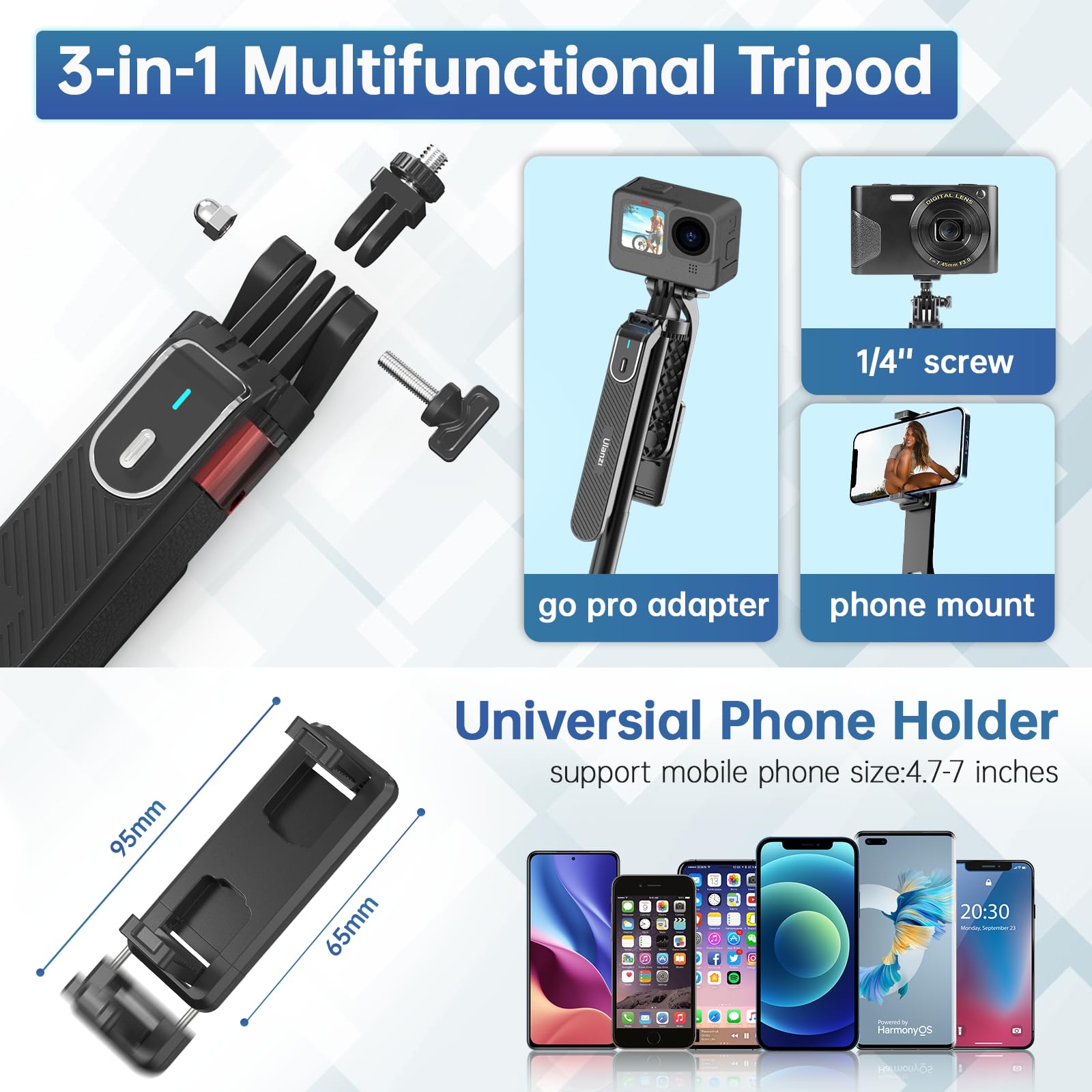 Ulanzi MA09 Selfie Stick Tripod - 71