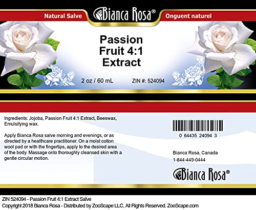 Passion Fruit 4:1 Extract Salve (2 oz) - 2 Pack | Natural Skin Care for Dry Hands, Cuticles & Lips | ZIN: 524094