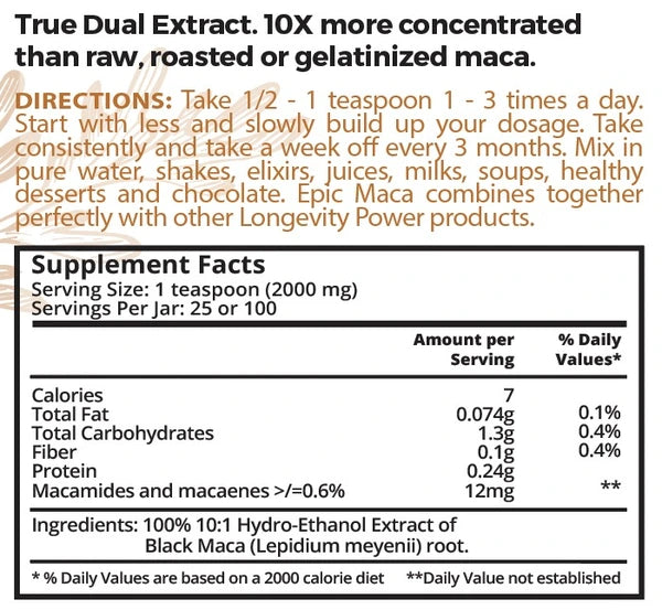 Premium Organic Maca Root Powder - 100% Pure Peruvian Superfood for Energy, Stamina & Hormone Balance - Perfect for Smoothies, Baking & Natural Wellness Boost