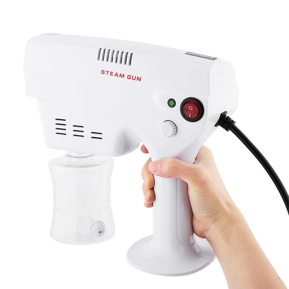 GANE Professional Nano Steam Hair Sprayer Machine with Blue Light Disinfection - Portable Spray Gun for Salons, Cars, Hospitals & Schools | Perfect for Hair Styling, Sanitizing & Disinfection