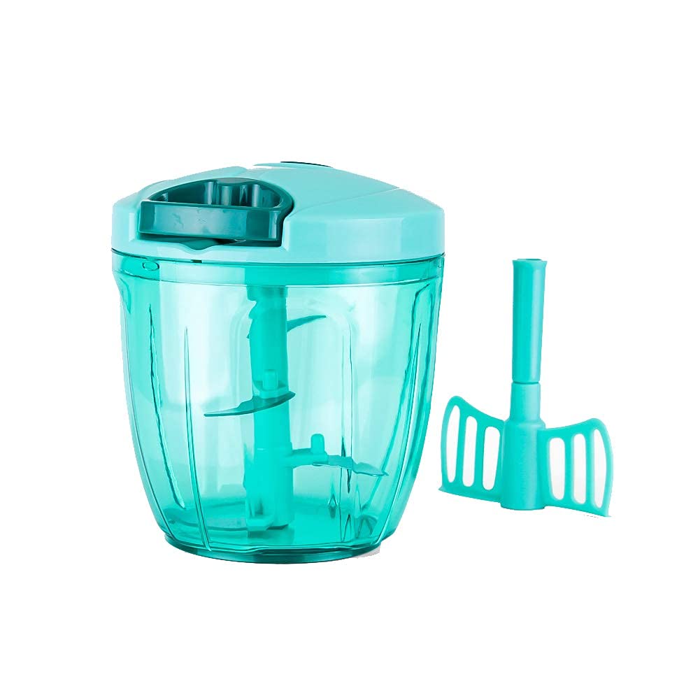 Cambom Manual Food Chopper - BPA Free Hand-Pull String Vegetable Slicer for Onions, Garlic & Herbs | Perfect for Meal Prep, Salads & Cooking | Safe Kitchen Gadget