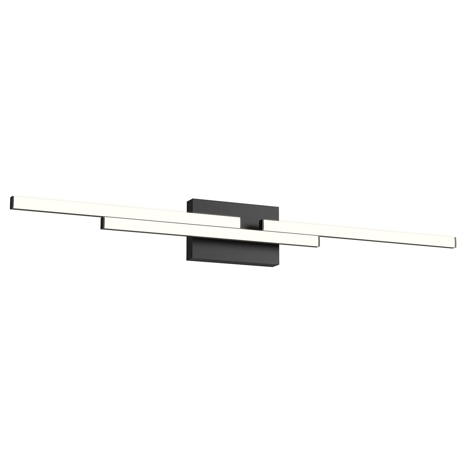 Kuzco Lighting VL52738-BK Anello Minor Vanity LED Light Fixture in Black - Perfect for Bathroom, Dressing Room & Makeup Area Lighting