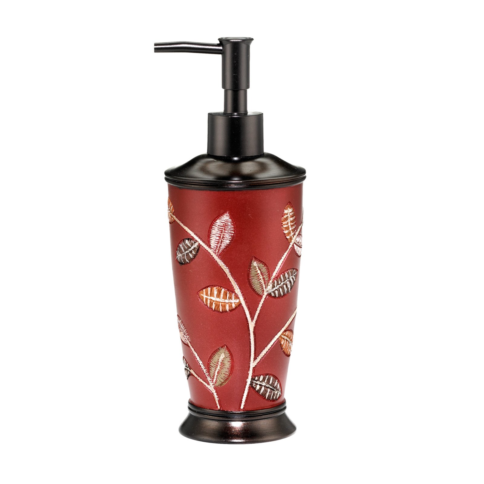 Premium Burgundy Bath & Body Lotion Pump Dispenser - Elegant Hand Soap & Shampoo Dispenser for Bathroom, Spa, Salon & Home Decor