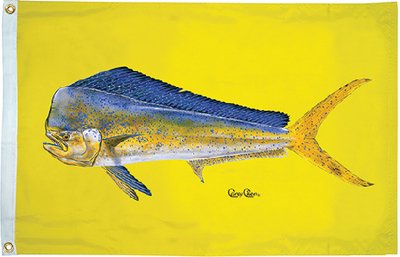 Taylor Made Products Carey Chen Dolphin Flag - Premium Outdoor Nautical Decor for Beach, Boat, and Pool Parties | Perfect for Coastal Home, Marine Theme Events, and Waterfront Decorations