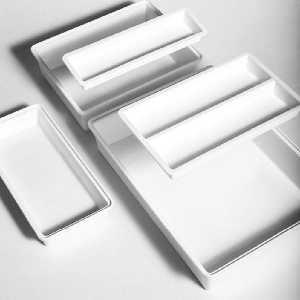 DOITOOL Under Desk Storage Drawer - Hidden Pencil Tray Organizer with Cover, White Mini Office Desk Drawer for Stationery, Laptop Accessories & Supplies | Perfect for Home Office, Study Desk & Workspace Organization