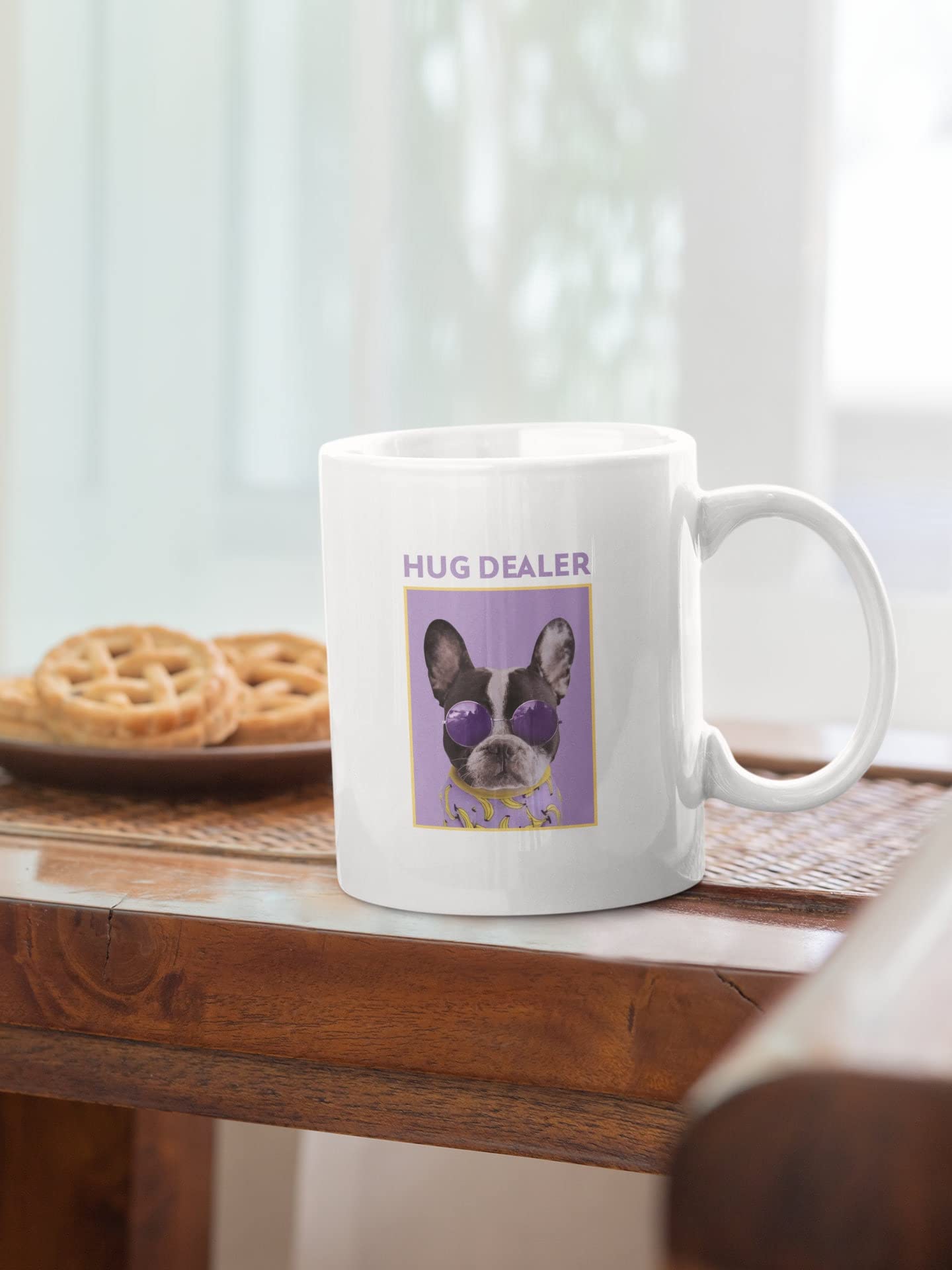 Premium Hug Dealer Coffee Mug - Insulated Ceramic Travel Mug for Hot & Cold Drinks - Perfect for Office, Home, Camping & Gifts