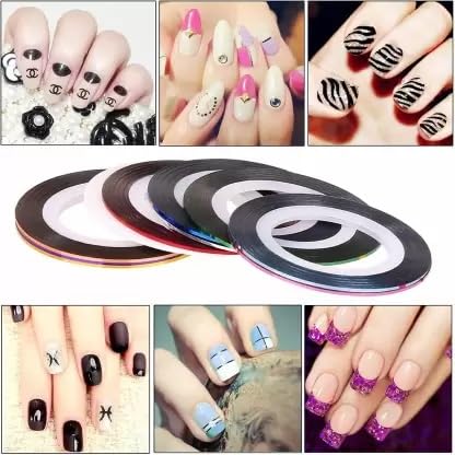 Trexee 34-Piece 3D Nail Art Kit for Women & Girls - Professional Nail Painting Set with Stickers, Gems & Tools - Perfect for DIY Manicures, Home Salons & Party Nail Designs