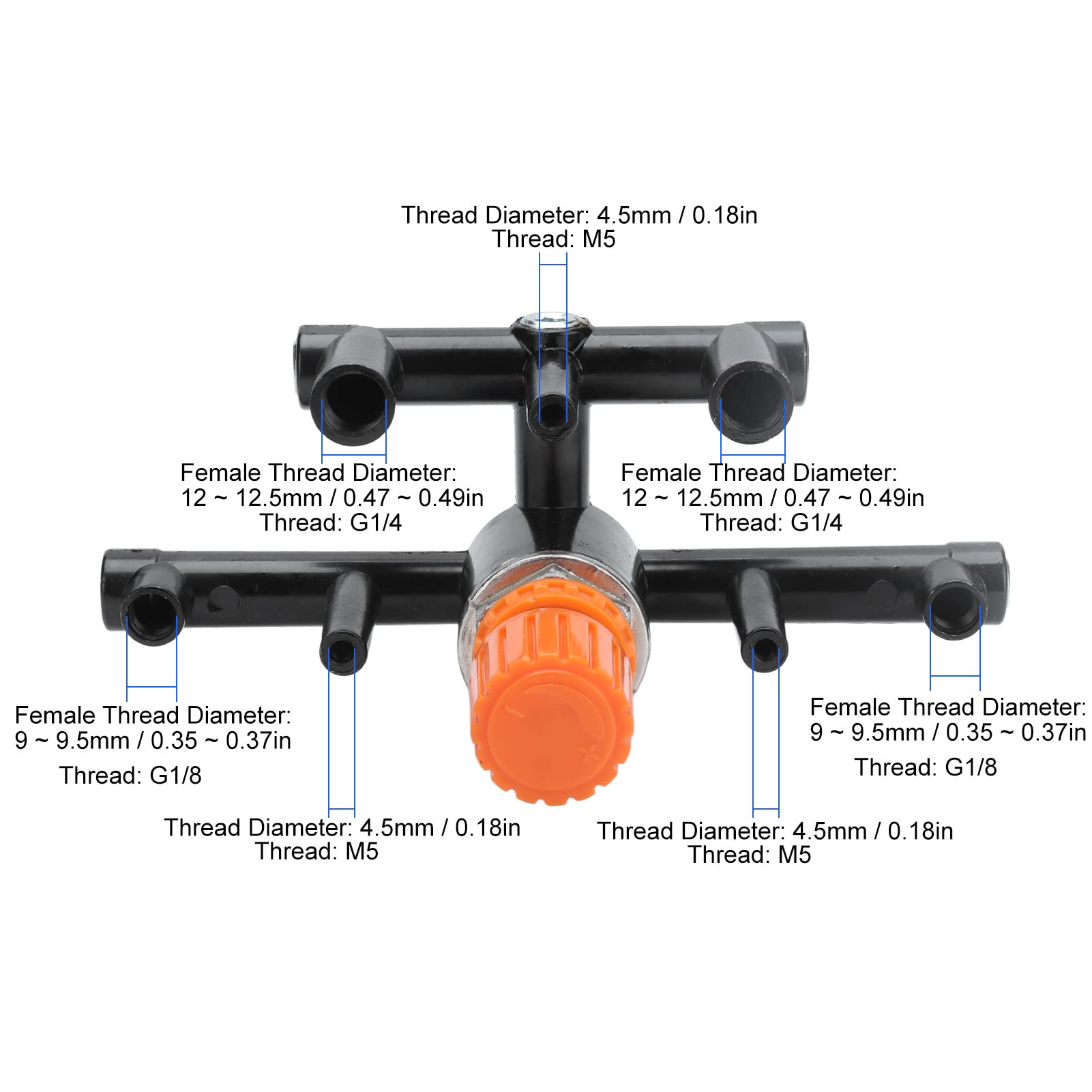 High-Quality Pressure Regulator Valve with Easy-to-Replace Bracket - Compatible with Air Compressors, Pumps & Power Tools - Perfect for Workshop, Garage & DIY Projects