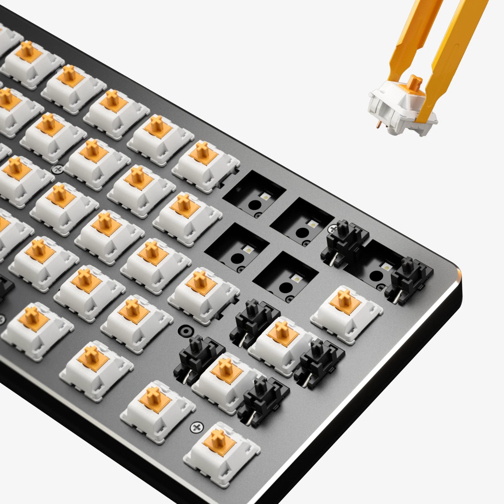 Panda MX Unlubed Mechanical Keyboard Switches - Linear Smooth Typing for Gaming & Office Work