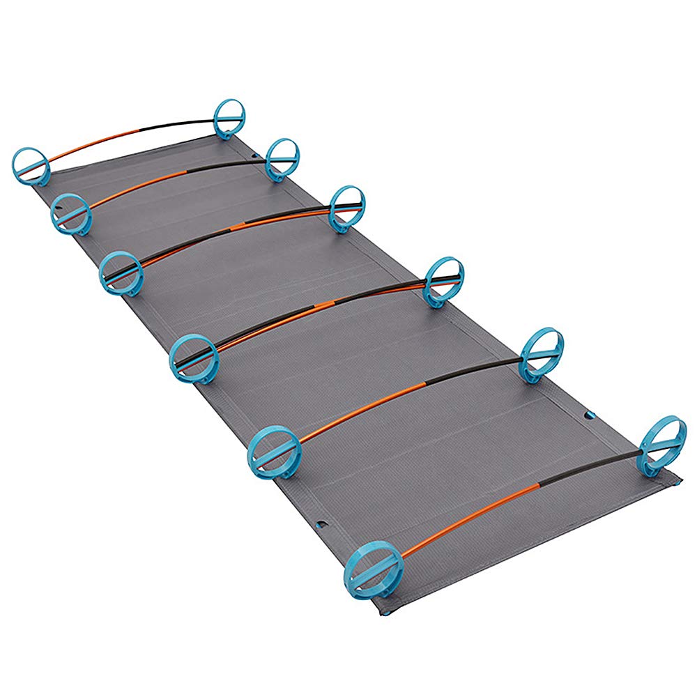 Lixada Ultralight Folding Camping Cot - Portable Aluminum Alloy Travel Bed for Outdoor Adventures, Hiking, Backpacking & Mountaineering - Compact Tent Cot for Camping Trips & Emergency Preparedness