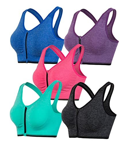 5 Pack: Blue Grey Purple Pink Light Blue