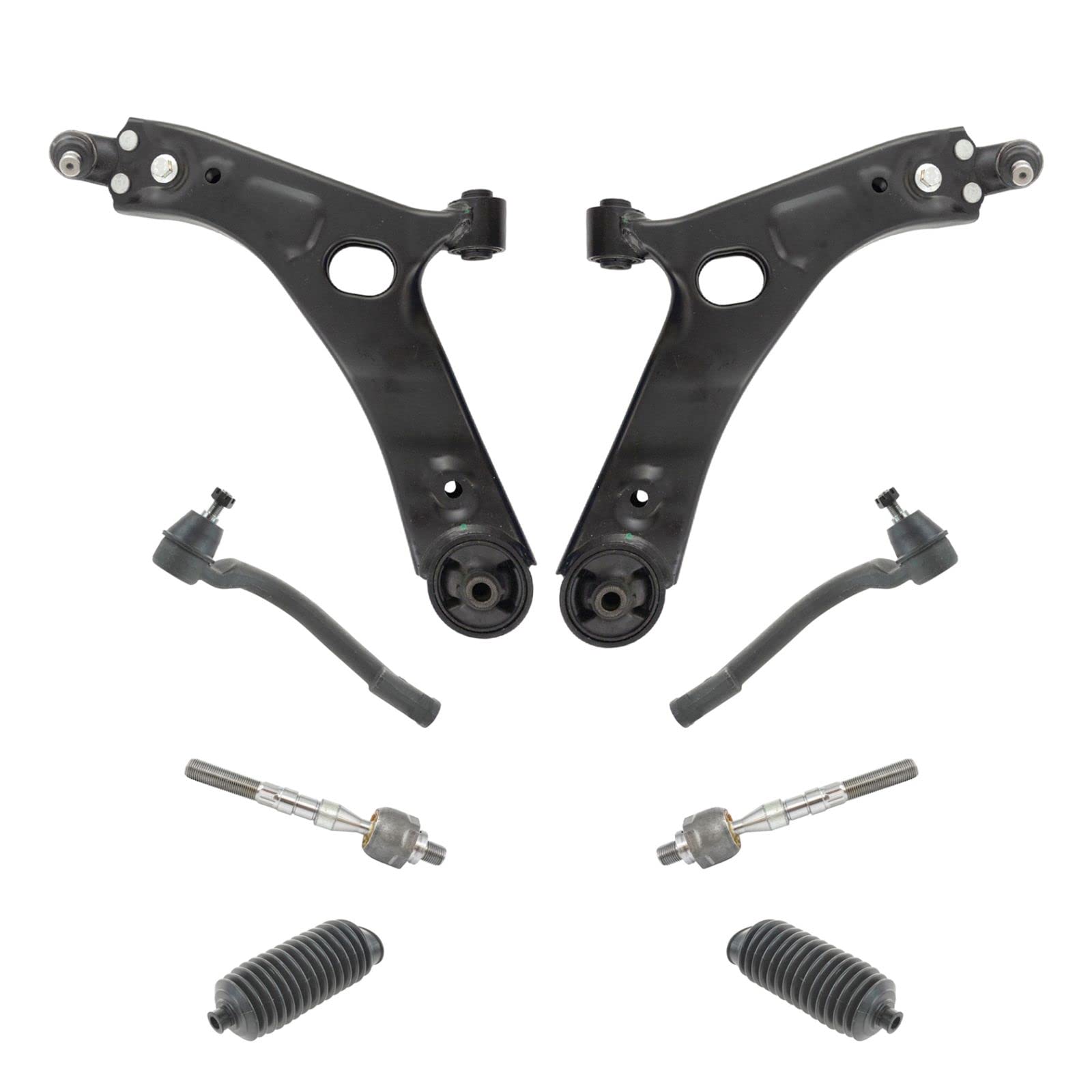 8-Piece Steering & Suspension Kit with Control Arms & Tie Rods for Hyundai Tucson & Kia Sportage - Perfect for Off-Roading & Smooth Ride Upgrades