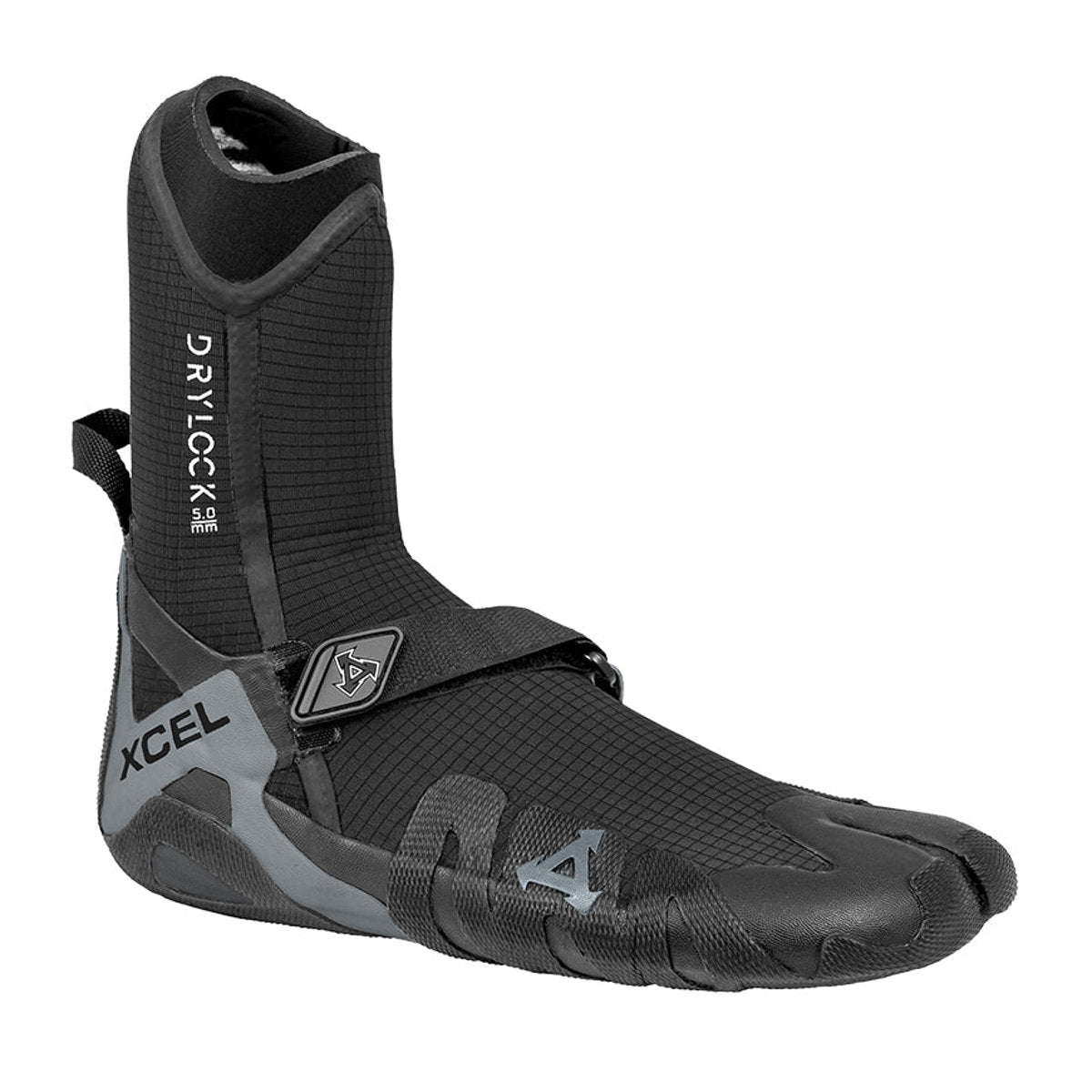 5mm XCEL Drylock Split Toe Booties for Men & Women - Premium Neoprene Scuba Diving Socks for Surfing, Kayaking, and Water Sports