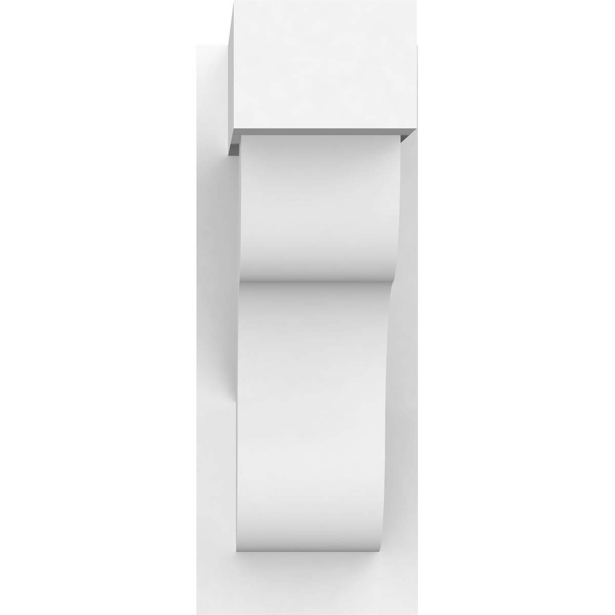 Ekena Millwork OUTP07X18X18CAR05 Carmel Architectural Grade PVC Outlooker with Block Ends - 7
