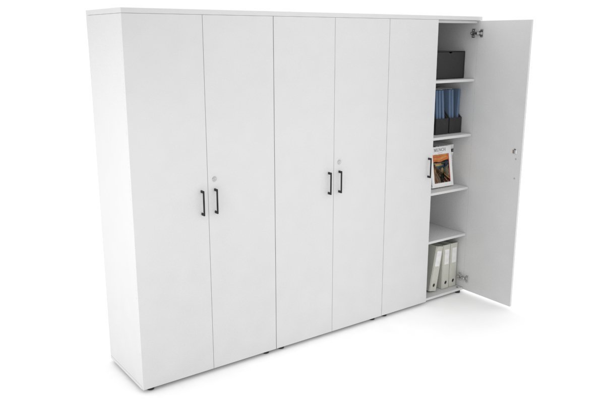 Large Storage Cabinet with Wide Doors - 94.5