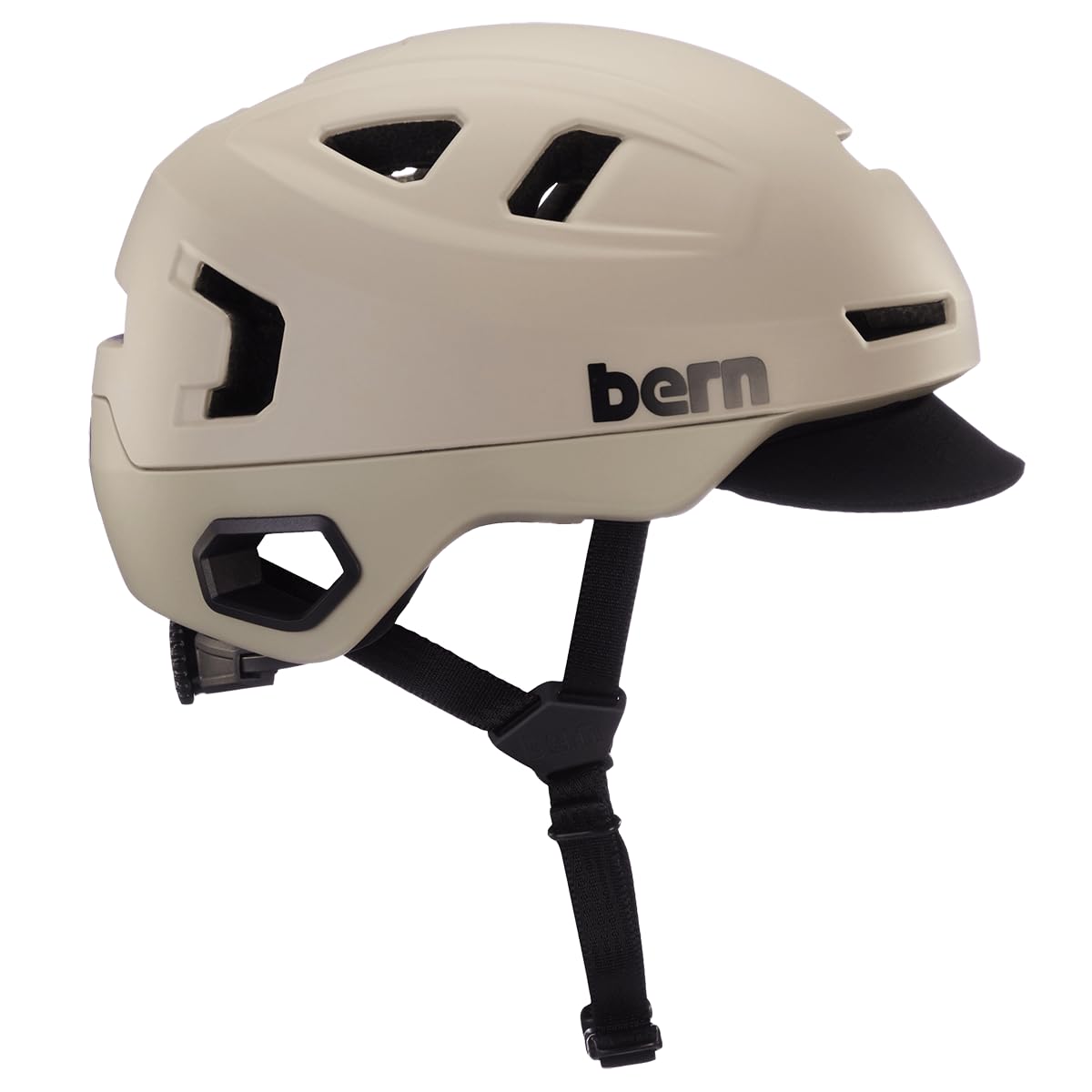 Bern Hudson Commuter Bike Helmet with MIPS Technology - Certified for E-Bikes, Built-in LED Rear Light & U-Lock Compatible - Perfect for Urban Cycling, Commuting & Electric Bike Riders