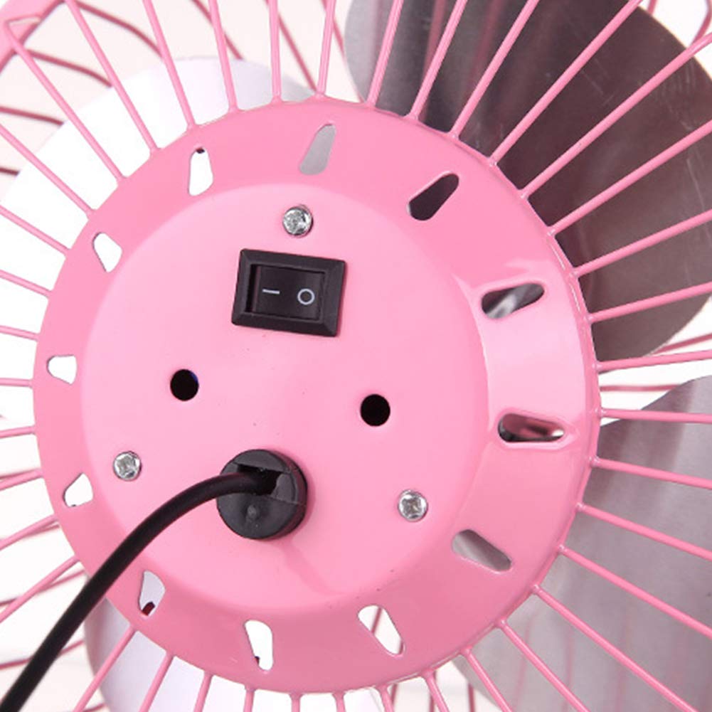 Portable USB Rechargeable Mini Desk Fan - Metal Quiet Cooling Fan for Home, Office & Travel - Black | Perfect for Work, Study & Outdoor Activities