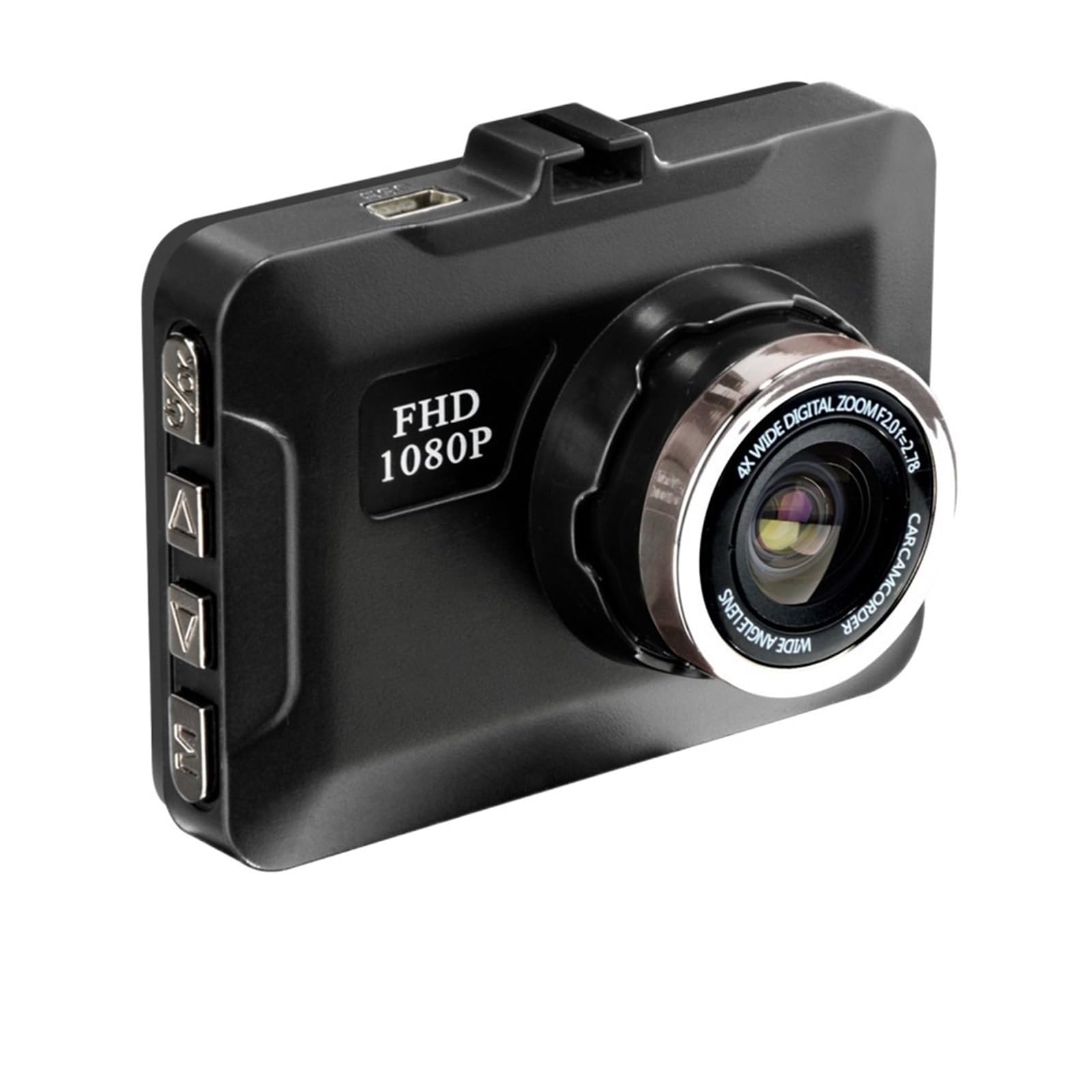 HD Video Camera Car Recorder with Night Vision - 1080P Dash Cam for Cars, Front and Rear View, G-Sensor, Loop Recording - Perfect for Road Trips, Uber Driving & Parking Surveillance