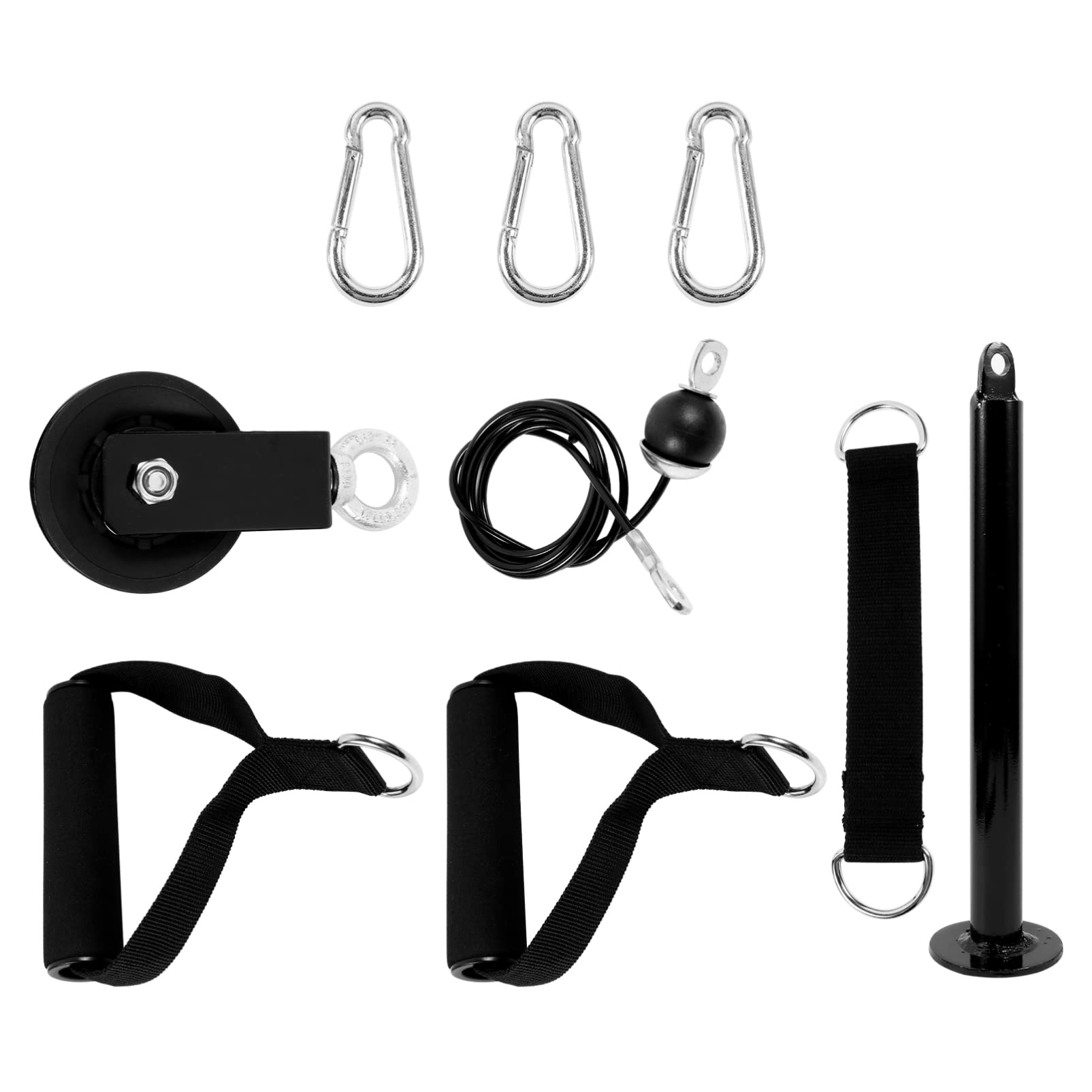 BESPORTBLE Professional DIY Loading Pulley System - Forearm & Muscle Strength Training Kit with Rope & Cable for Home Gym | Perfect for Full-Body Workouts, Weight Training & Fitness Equipment