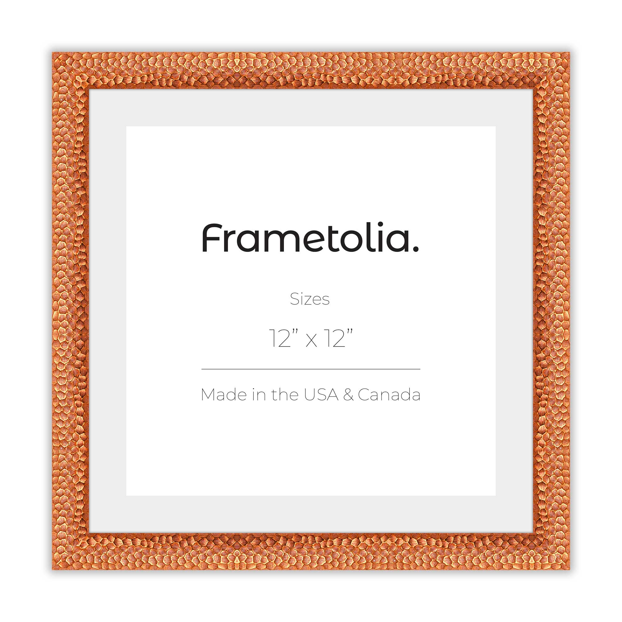 Handmade Hammered Copper Picture Frame - Customizable Photo Display for Wall Decor | Perfect for Home, Office & Gift Giving