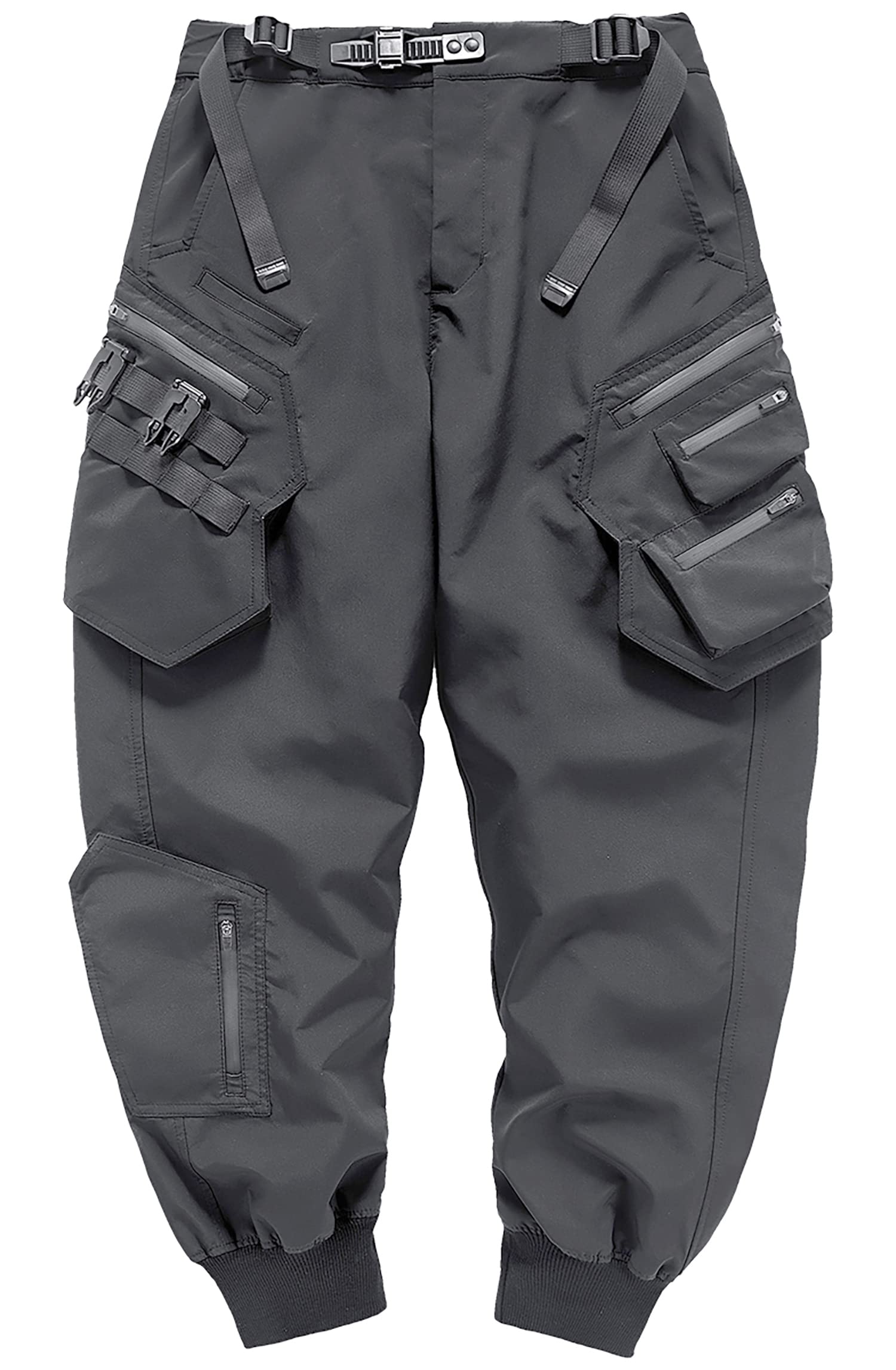 MOKEWEN Men's Jogger Pants with Pockets - Athletic Cargo Sweatpants for Running, Gym & Casual Wear | Comfortable Ankle-Length Workout Pants for Men