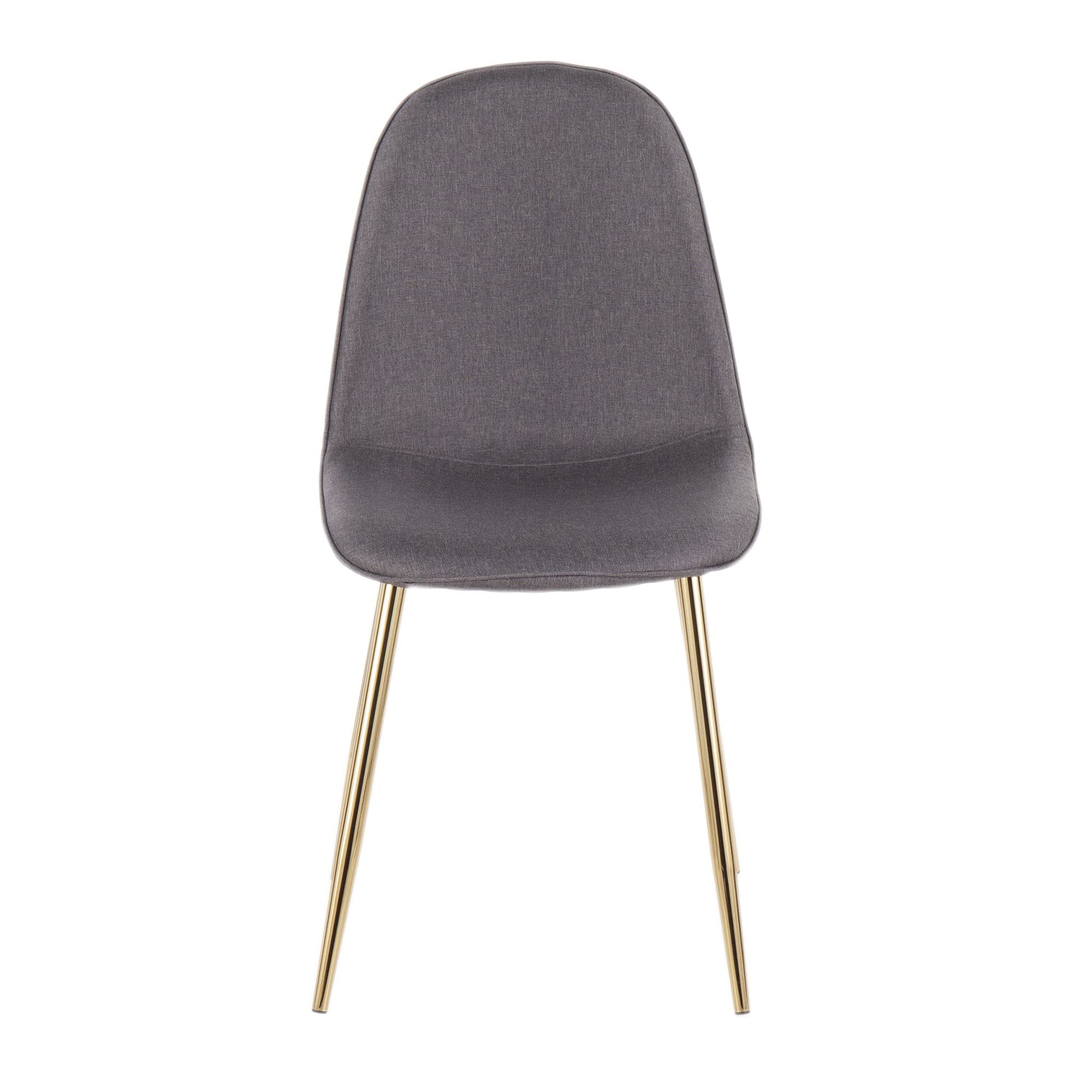 LumiSource Pebble Chair - Modern Upholstered Dining Chairs Set of 2, Comfortable Kitchen Chairs for Dining Table - Perfect for Small Spaces, Breakfast Nooks & Contemporary Home Decor