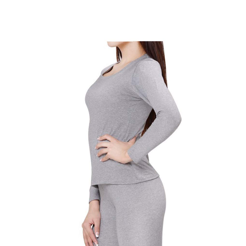 Women's Cotton Thermal Underwear Set - Long Sleeve Winter Pajamas with Round Neck for Warmth & Comfort | Perfect for Cold Weather, Sleeping, Lounge Wear & Layering