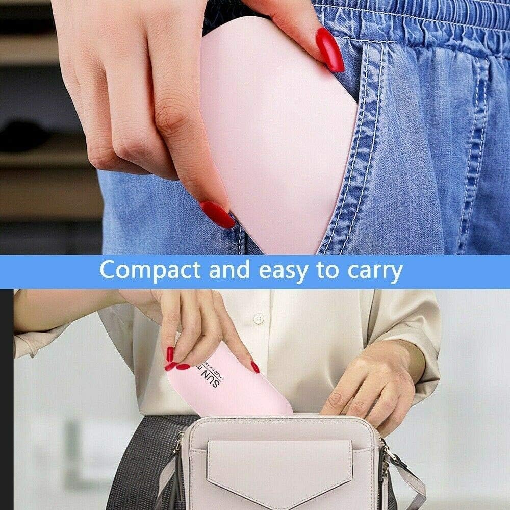 Portable Mini LED Nail Lamp - Fast Drying UV Light for Gel Polish & Acrylic Nails with USB Charging | Perfect for Home Manicures, Salon Professionals & Travel Nail Care