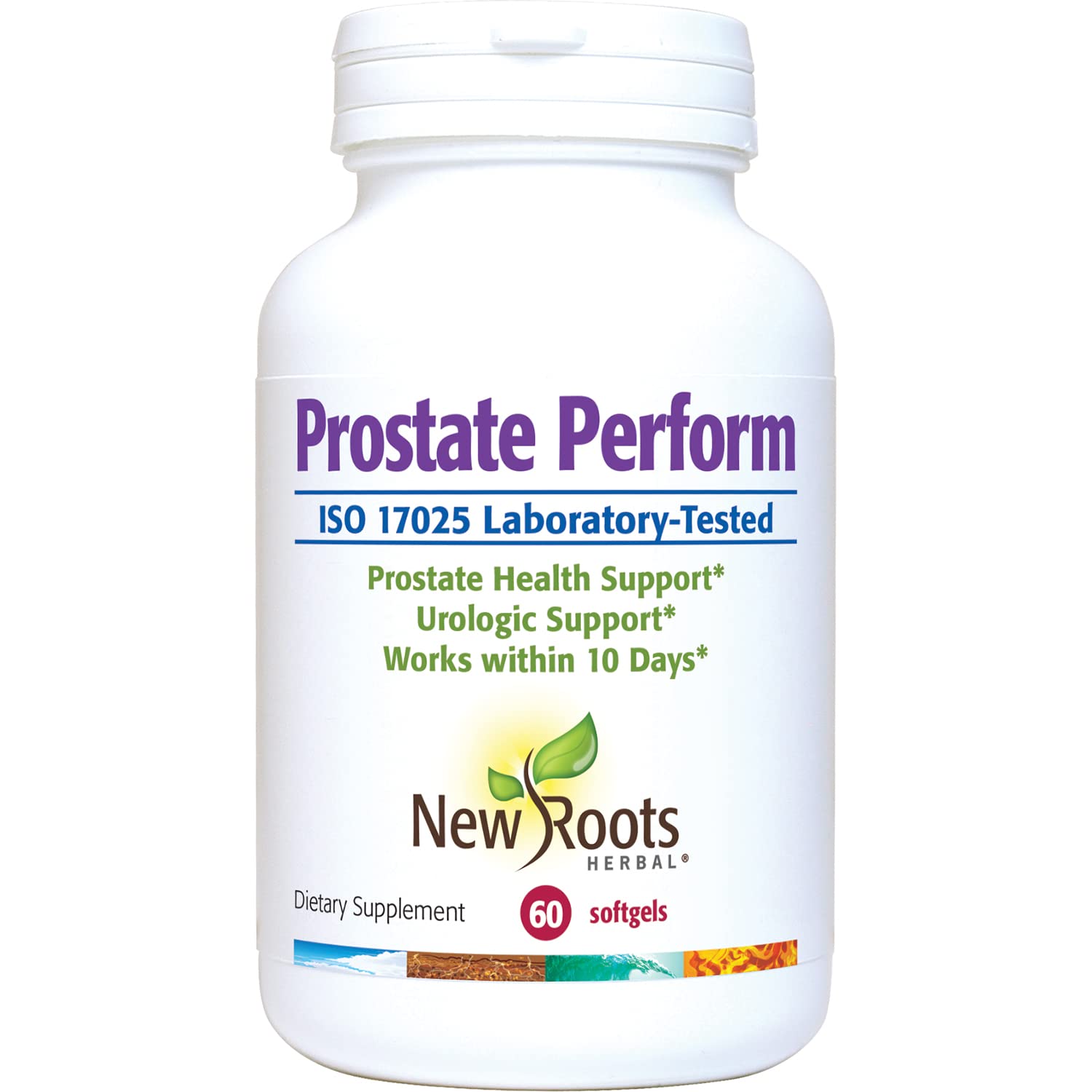 New Roots Prostate Support Supplement - 60 Softgels with Saw Palmetto, Plant Sterols & 16 Herbal Ingredients for Urinary Health | Supports Weak Urine Flow & Frequent Urination Relief | Natural Men's Wellness Formula with Borage Oil, Selenium, Vitamins & Zinc | Ideal for Active Lifestyles & Aging Support