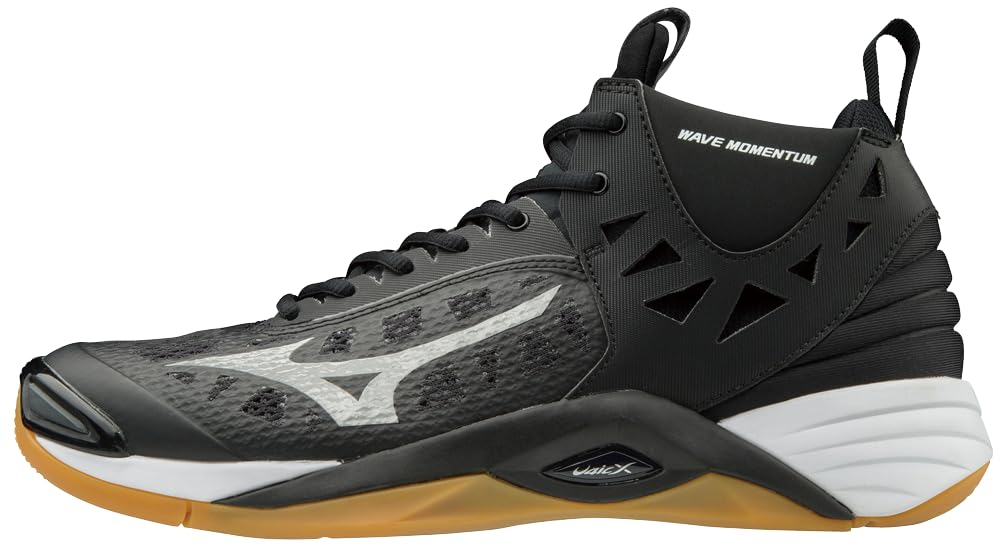 Mizuno Men's Wave Momentum Mid Volleyball Shoes - High Performance Court Shoes for Indoor Sports & Training