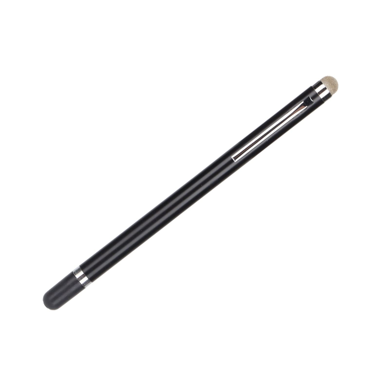 Liyeeo Stylus Pen for Touch Screen - Fiber Tip, Soft & Wear-Resistant, Precise Writing for Phones & Tablets (Black) | Perfect for Note-Taking, Drawing & Digital Signatures
