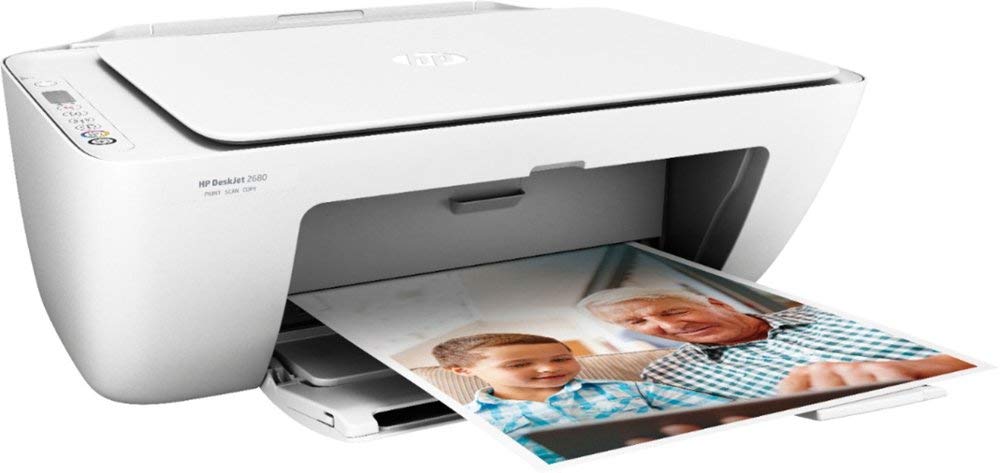 HP DeskJet 2680 Wireless All-in-One Printer with HP Smart App | Print, Scan, Copy | Home & Office Use | Y5H66A (Renewed) | Perfect for Remote Work & School Projects