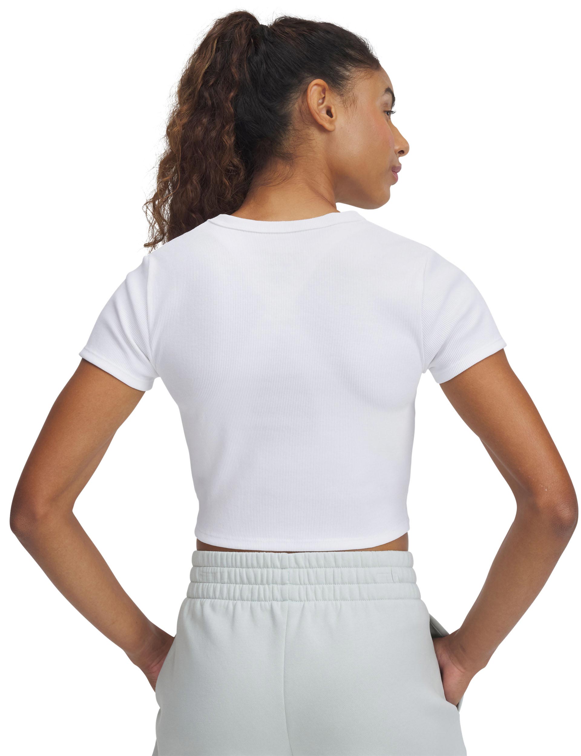 Rival Rib Baby T-Shirt - Soft Cotton White Tee for Infants & Toddlers - Perfect for Playtime, Outings & Family Photos