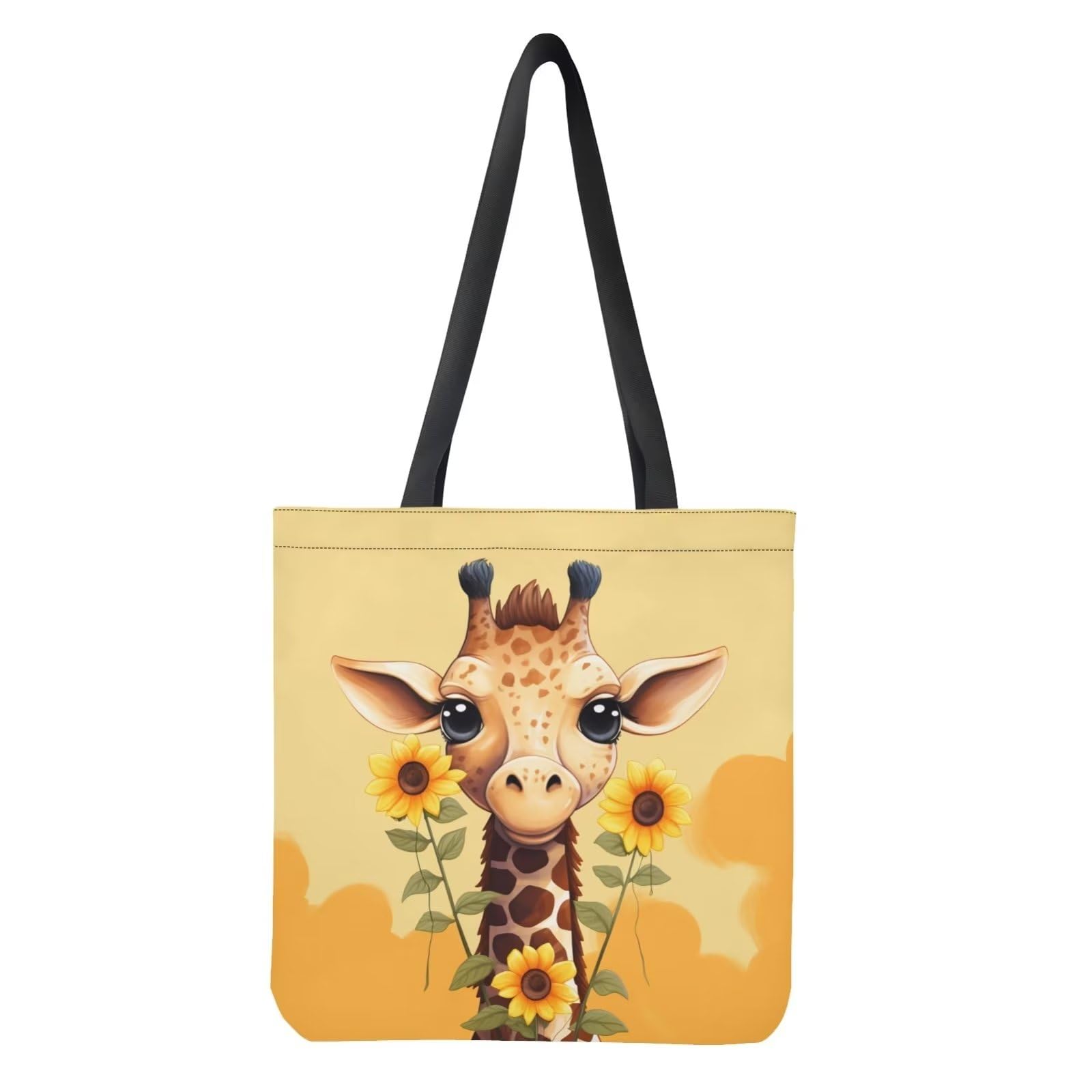 Eco-Friendly Canvas Tote Bag for Women - Reusable Grocery Shopping & School Book Bag - Perfect for Daily Commute, Beach Trips & Farmers Market