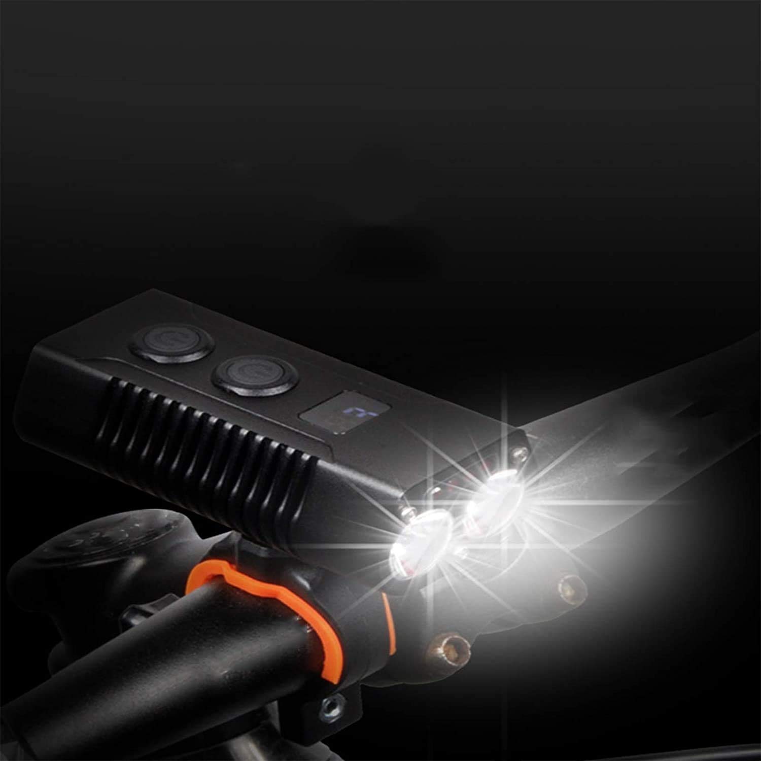USB Rechargeable Bike Light - 2000 Lumens Super Bright LED Bicycle Headlight with 7 Modes, Waterproof Cycling Front Light for Mountain/Road/Commuter Bikes - Perfect for Night Riding & Urban Commuting