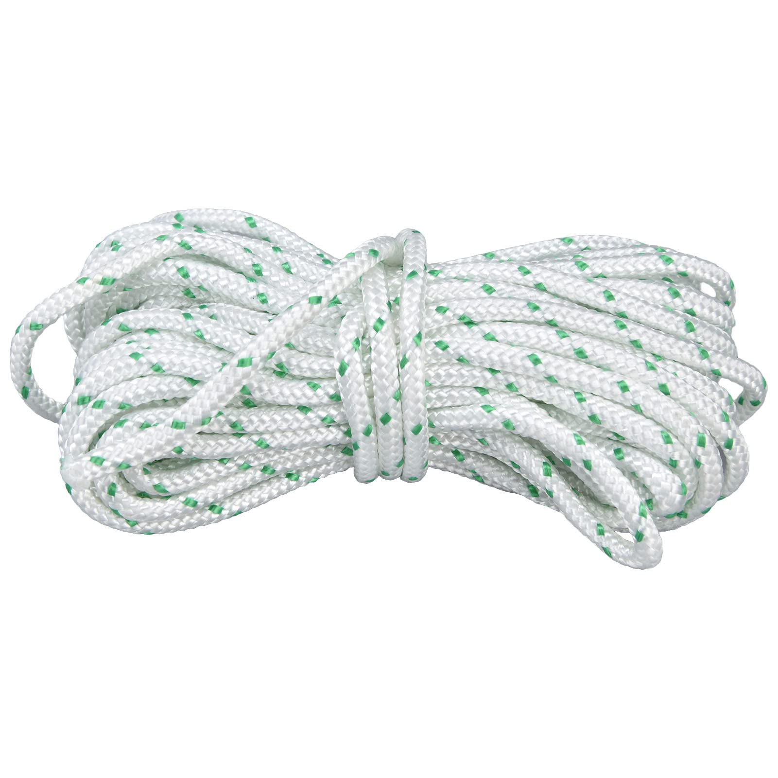 Durable Nylon Recoil Starter Rope - Easy Replacement Pull Cord for Lawn Mowers, Brush Cutters, Chainsaws & Generators | Portable & Foldable Design for Outdoor Power Equipment Maintenance