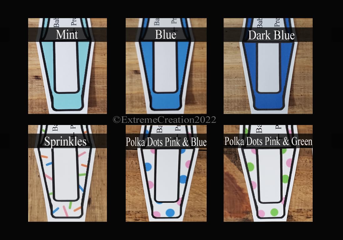 Pregnancy Test for Baby Shower Games - 20 Pack of Fun Gender Reveal Tests - Perfect for Baby Shower Parties, Gender Reveal Events & Pregnancy Announcements