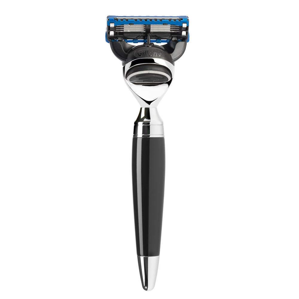 MÜHLE STYLO 5-Blade Luxury Shaving Cartridge Razor for Men - Premium Travel Shaver with Smooth Glide & Comfort Grip - Ideal for Business Trips, Vacations & Daily Use