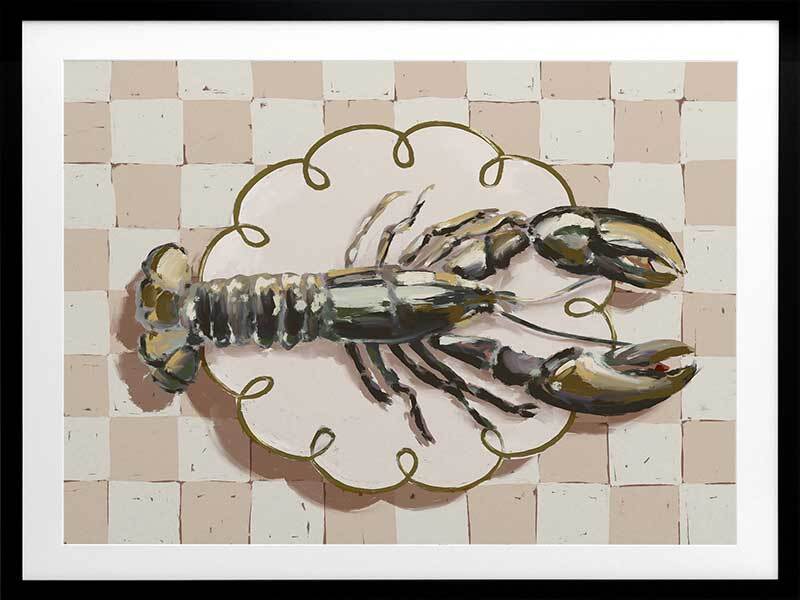 Alfresco Dinner Neutral Framed Art Print - Elegant Wall Decor for Dining Room, Kitchen & Outdoor Entertaining