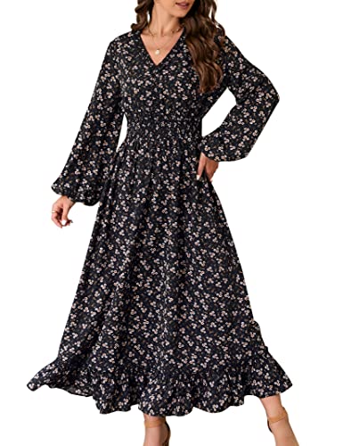 Black & Yellow Flower & Yellow Flower-long Sleeves