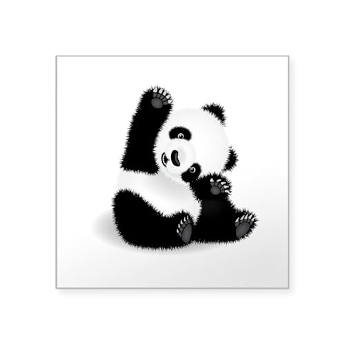 Clear - Baby Panda Sticker