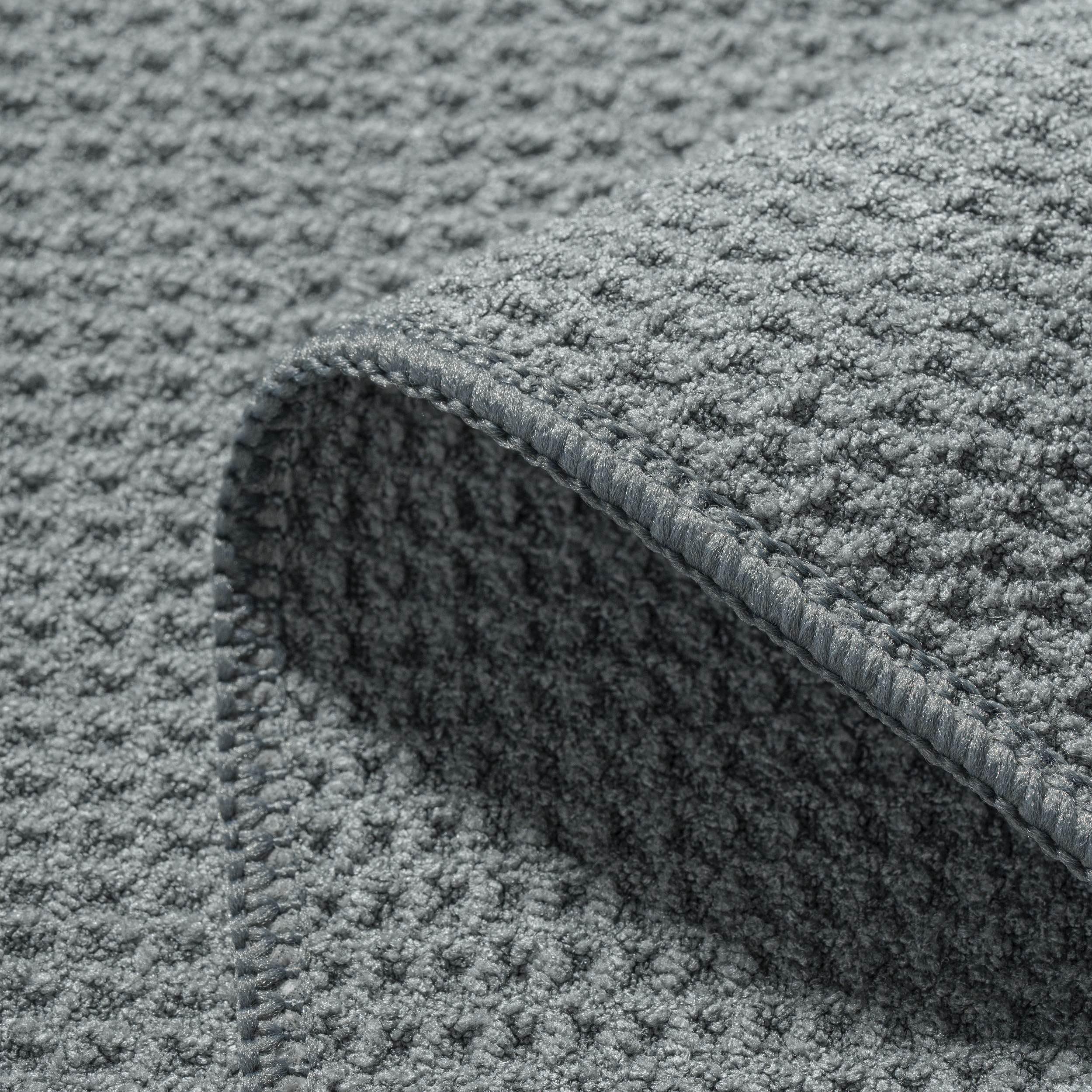 Premium Microfiber Waffle Weave Drying Towels - 16x16 Inch (6 Pack) - Super Absorbent Car Detailing Towels for Cars, Windows & Household Cleaning - Ultra Soft Gray Auto Care Towels